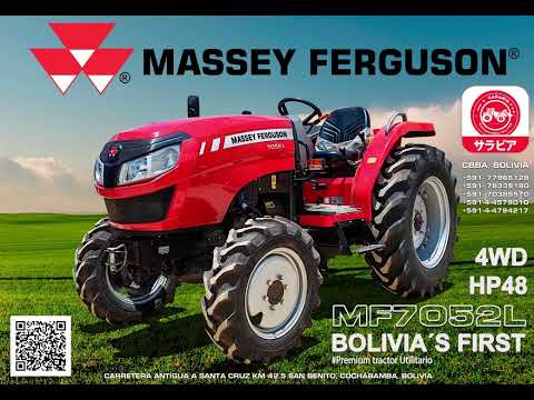MASSEY FERGUSON FM7052L HP48 4WD - TRACTOR AGRÍCOLA - EMP - SARABIA, SAN BENITO, COCHABAMBA, BOLIVIA