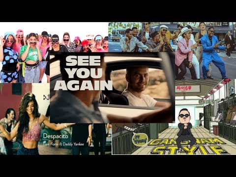 top 5 MOST VIEWED videos on youtube (most watched till july 2017)