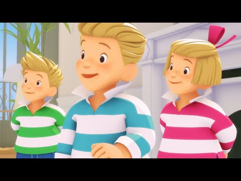 ❤️ MEET THE TRIPLETS ❤️ Cartoon compilation for kids