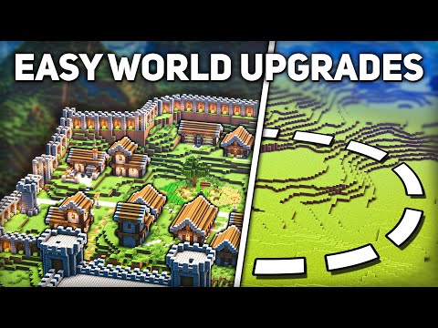 12+ Ways to INSTANTLY Upgrade your Minecraft World