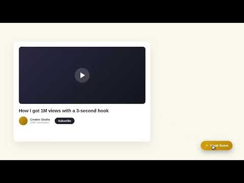 Item video thumbnail