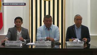 DOJ holds press conference after ICCs announcement