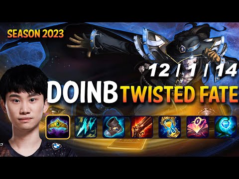 Doinb TWISTED FATE VS AZIR Mid - Patch 13.13 KR Ranked