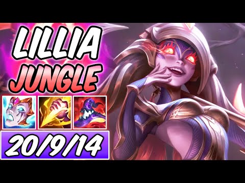 FULL AP LILLIA JUNGLE NIGHTBRINGER CLEAN DIAMOND GAMEPLAY | Build & Runes | League of Legends