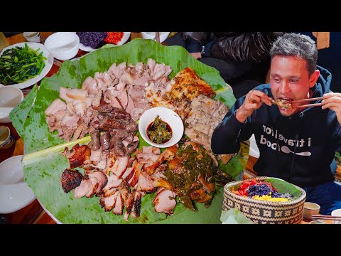 Unique WHOLE DUCK Barbecue!! 🇻🇳 Vietnamese Food in Rural Village, Ha Giang!!