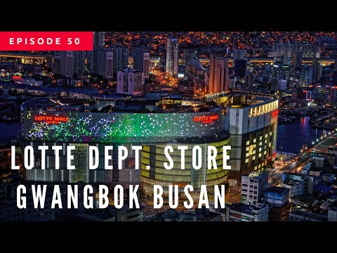 Loja de departamentos Lotte Gwangbok, Busan, Coreia (롯데백화점 부산 광복점) Passeio a pé
