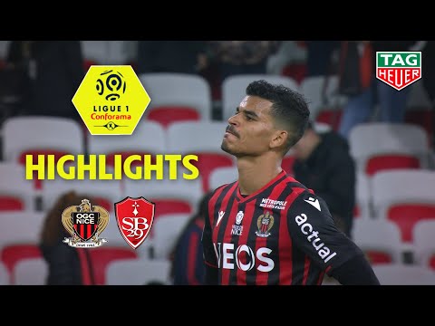 OGC Nice - Stade Brestois 29 ( 2-2 ) - Highlights - (OGCN - BREST) / 2019-20