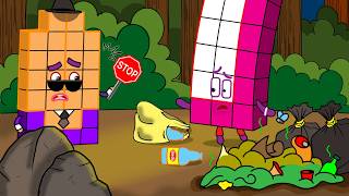 Numberblock 26 Confronts Hurting Numberblock 18 For Dumping Trash In The Forest l Numberblocks fanma