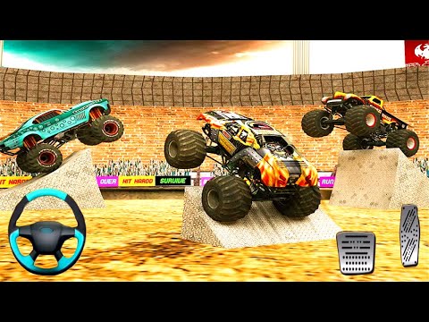 Monster Truck Demolition DerbyGames : Crash Boom Punk Stunts 2019 #4 - Android Gameplay