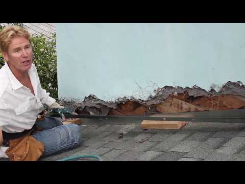 Magical stucco whiskers.  Roof to wall flashing.