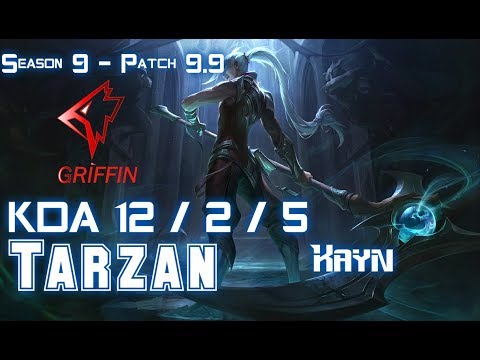 GRF Tarzan KAYN vs GRAVES Jungle - Patch 9.9 KR Ranked