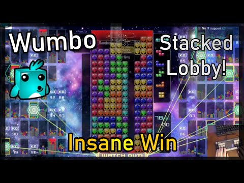 Tetris 99 Win - Insane Stacked Lobby