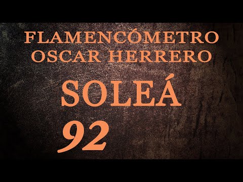 Metrónomo Flamenco - Soleá 92 - Flamencómetro Oscar Herrero