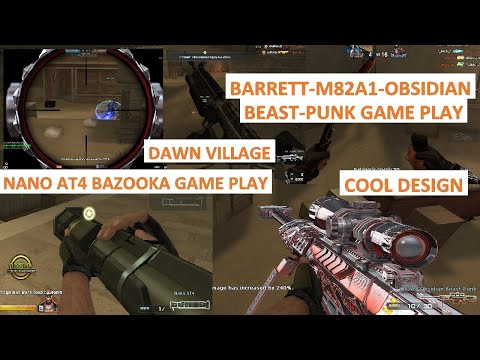 Barrett-M82A1-Obsidian Beast-Punk Game Play on Dawn Village in CrossFire Philippines September 2020