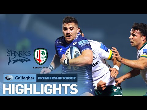 Sale Sharks v London Irish - HIGHLIGHTS | Stunning Friday night clash ✊ | Premiership 2021/22