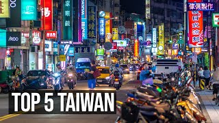 TOP 5 PLACES TO VISIT IN TAIWAN!