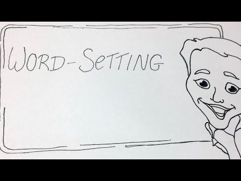 Composition with Brendan Collins - Wordsetting