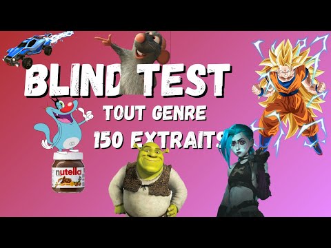 BLIND TEST (150 Extraits) 😱 TOUT GENRE | Films, Dessins Animés, Musiques, PUB |