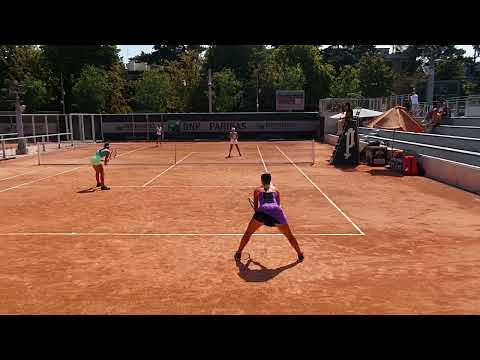 1/2 Finale Chpts France Double Dames 15/16 ans - Inisan & Boullay (-15 & -2/6) vs Zenbi & Collin