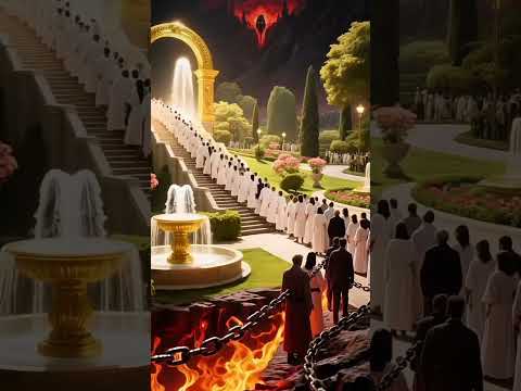 Heaven and hell #animation #aesthetic #viral #video #love#ai #trending #beautiful #scary