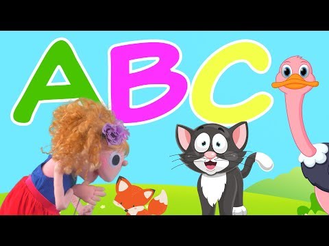 Zvieracia abeceda - učíme sa abecedu | spoznávame zvieratká podľa písmen abecedy | Hanička a Murko