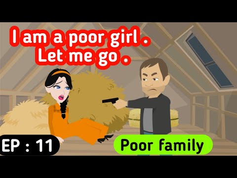 Poor family part 11 | English story | Learn English | English animation | Sunshine English
