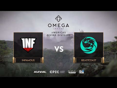 Infamous vs beastcoast, OMEGA League: Americas, bo3, game 2 [Lex]