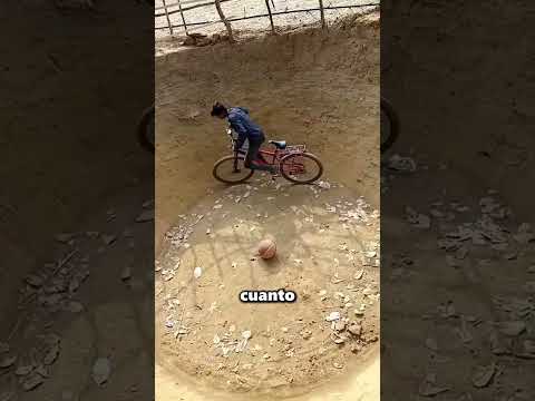 Este Chico Hizo Un Agujero Para Montar Su Bicicleta 😱