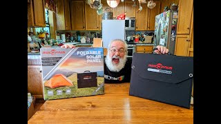 Rockpals 100W Foldable Solar Panel - Model RP100 - Solar Charger - 100 Watt - Unboxing Video