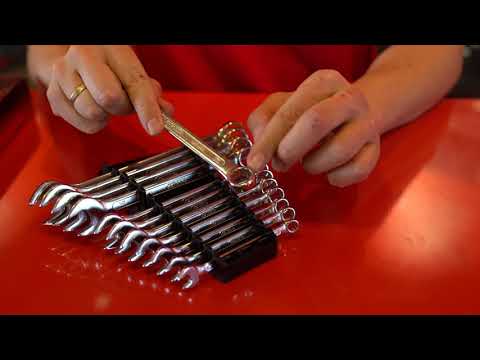 KS TOOLS 517.0052 CLASSIC Ringmaulschlüssel-Satz, abgewinkelt, 12-tlg. 8-19mm