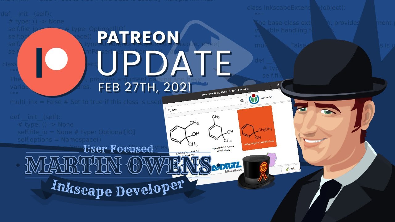 Clipart! Wiki-Clipart! Bio-Clipart! and boring administration - Inkscape Developer Update 27th Feb