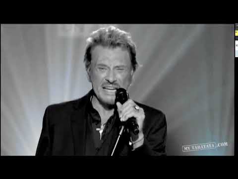 Clip INEDIT Johnny Hallyday "Fils de personne" TARATATA 2011 feat M
