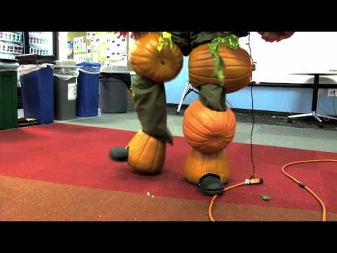 Plants Vs Zombies - Zombie HD Temp Worker Halloween Pumpkin Video