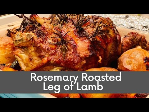 Rosemary Roasted Leg of Lamb | #rosemaryroastedlegoflamb #perimaskitchen