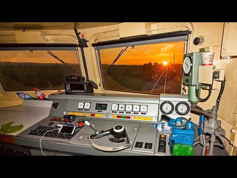 🚆 Train Driver's View Bulgaria: BDZ⚡44 179 full electrodynamic brake power from 125 km/h