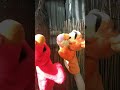 Elmo Vs Tigger Puppets Fighting