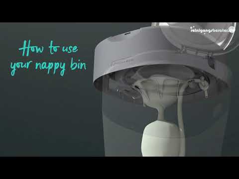 Windeleimer Tommee Tippee Twist and Click Advanced weiß