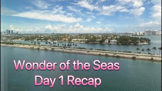 Royal Caribbean Wonder of the Seas | Day 1 Review 