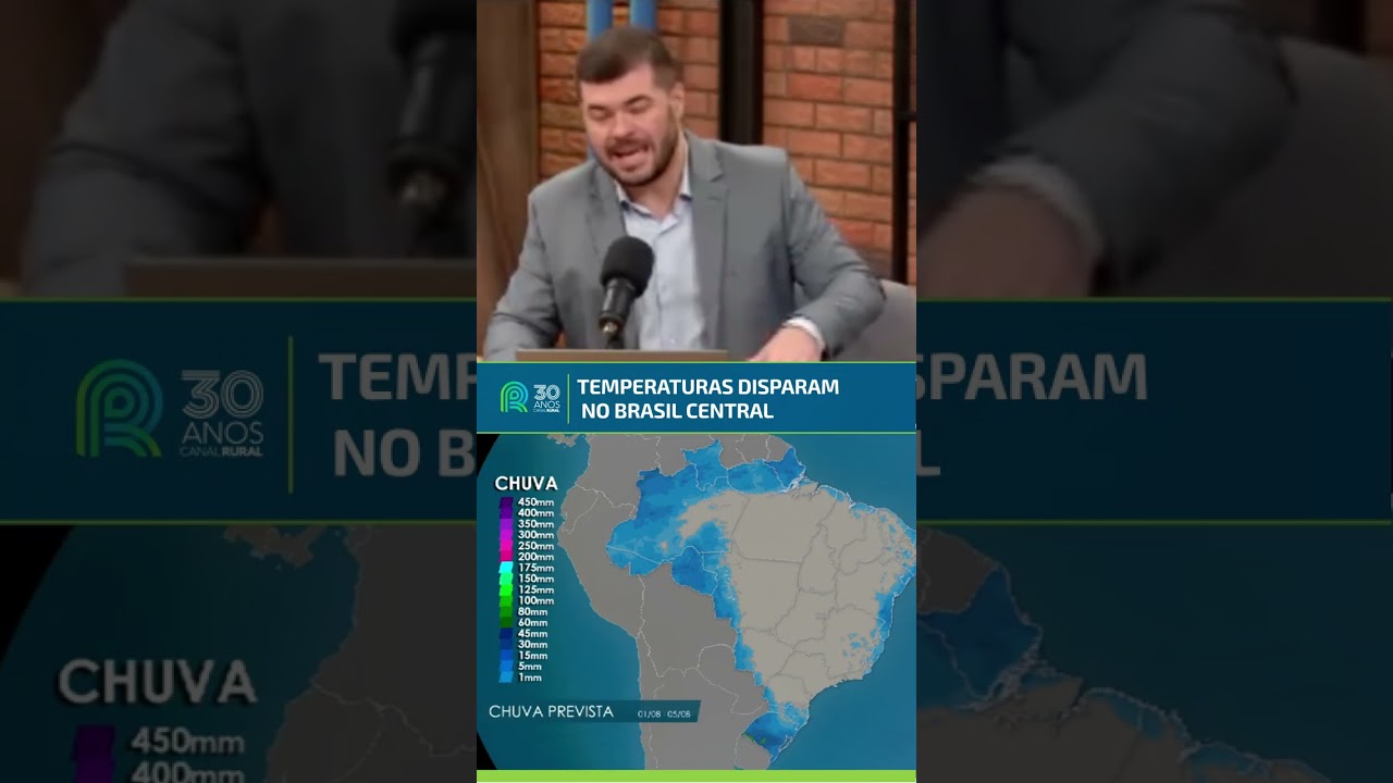 Temperaturas disparam no Brasil Central | Previsão do tempo
