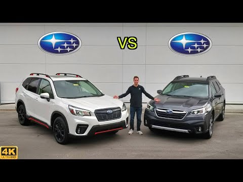 BEST SUBARU CUV -- 2020 Subaru Outback vs. 2020 Subaru Forester: Comparison