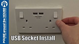 Hoe een USB-stopcontact te plaatsen. Installatie van een USB-stopcontact. Hoe een USB-stopcontact...