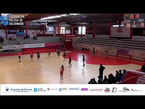 Juvenil Femenino.  Liga Ouro. G:A. J:5. Balonmano Porriño "a" - U. b. Lavadores Vigo