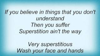 Lenny Kravitz - Superstition Lyrics