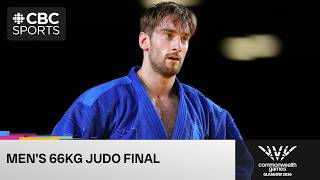 Julien Frascadore wins GOLD in men's 66kg judo event on Day 8 of the Glasgow 2026 Commonwealth Games