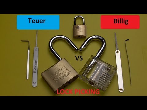 Lock picking: Expensive vs. cheap lock picks – which is better? Padlock opening/lock picking