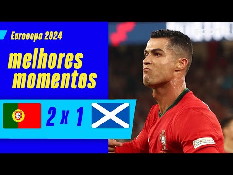 Gols e lances de Portugal x Escócia