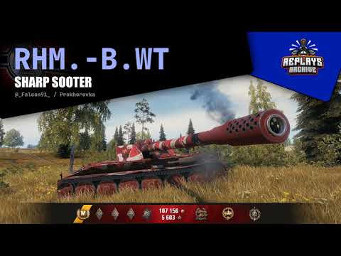 Rhm.-Borsig Waffenträger - Sharp shooter / 6 frags, 7.5k damage