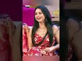 Soundarya Sharma Flaunnts Her Figur In Black Jeans Short And Golden Top 207