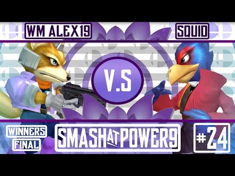S@P9 #24 - SSBM - Alex19 (Fox) VS Squid (Falco) Winners Final