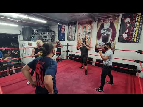 Beginner Warm ups. Shuffles, Grape Squishers, Get ups, Squats, Push ups. #SantinoBros